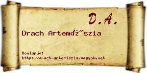 Drach Artemíszia névjegykártya
